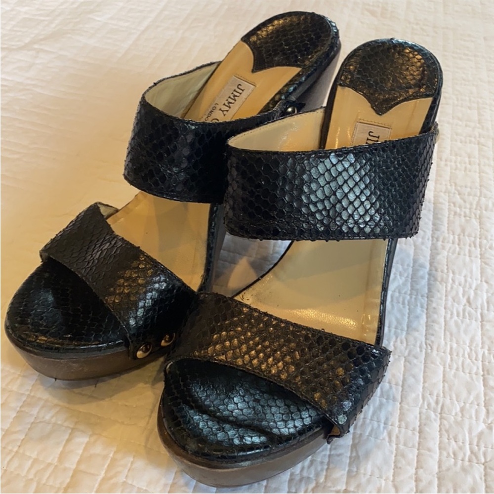 Jimmy Choo authentic snakeskin with studs - Picture 3 of 12